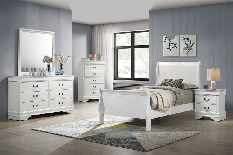 Louis Philippe 5 Pc Bedroom Set - Furniture Center (NY)