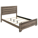 Kauffman California King, E.king, & Queen Panel Bed Washed Taupe - Furniture Center (NY)
