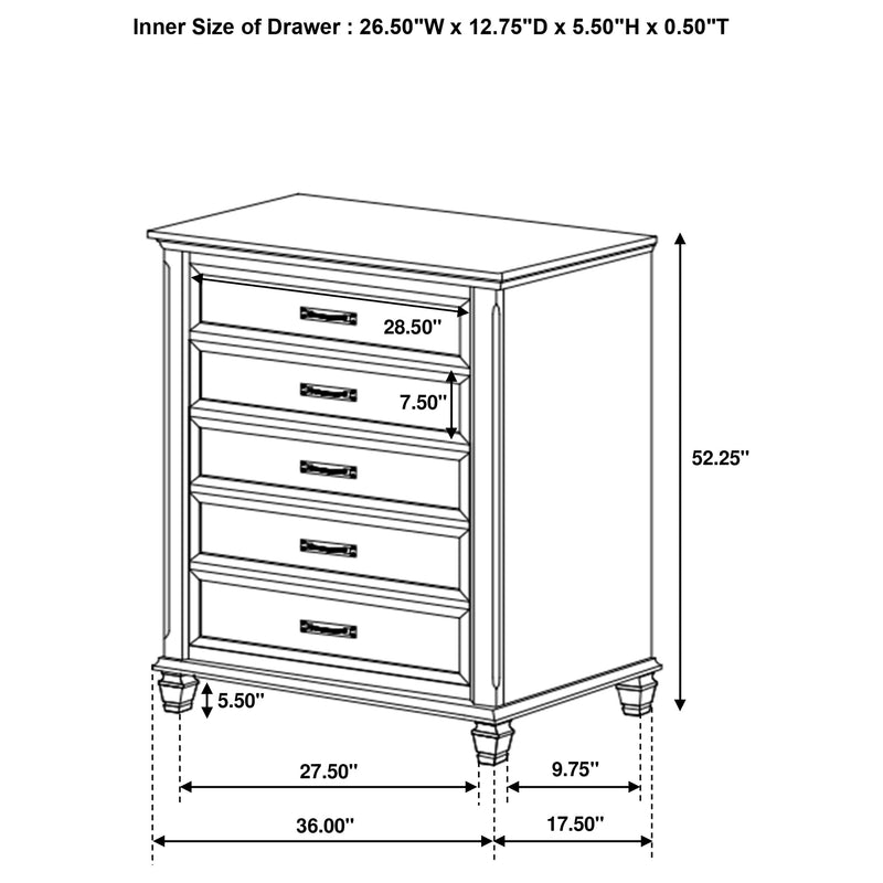 Franco Bedroom Sets - Furniture Center (NY)