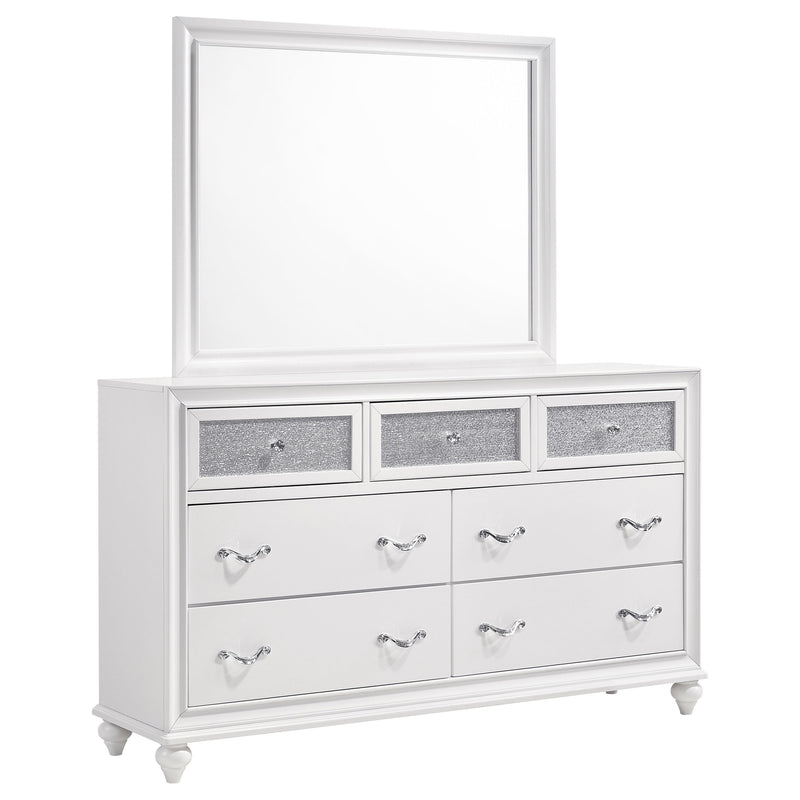 Barzini Dresser With Mirror - Furniture Center (NY)