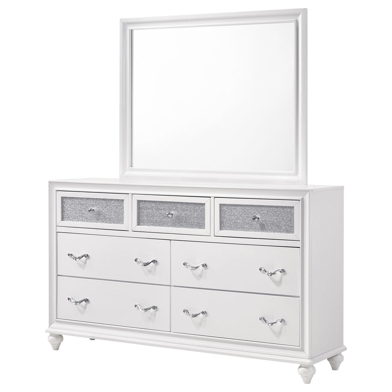 Barzini Dresser With Mirror - Furniture Center (NY)