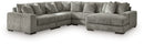 Lindyn Sectional with Chaise - Furniture Center (NY)