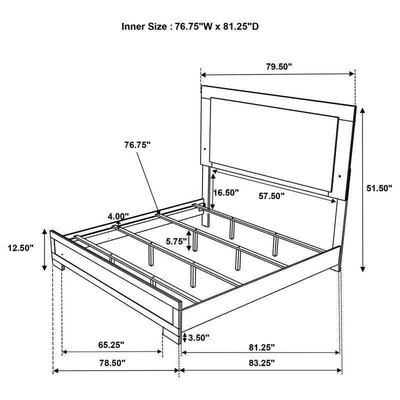 Hyland 4 Pc Bedroom Set - Furniture Center (NY)