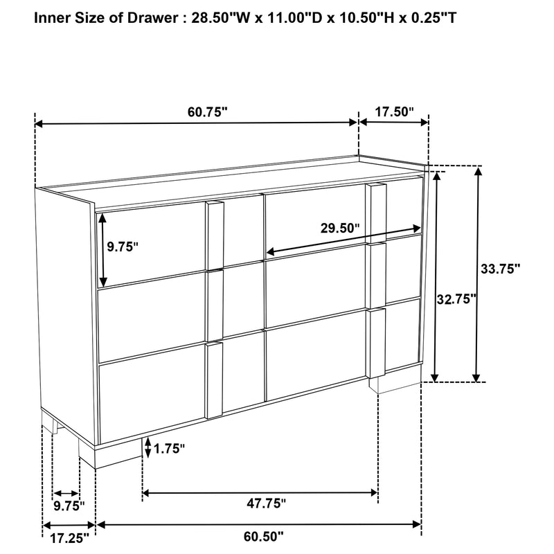 Hyland 4 Pc Bedroom Set - Furniture Center (NY)