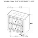 Lorient Nightstand with LED Lighting