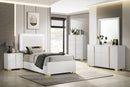 Marceline Bedroom Sets White & Black 4 & 5 Piece