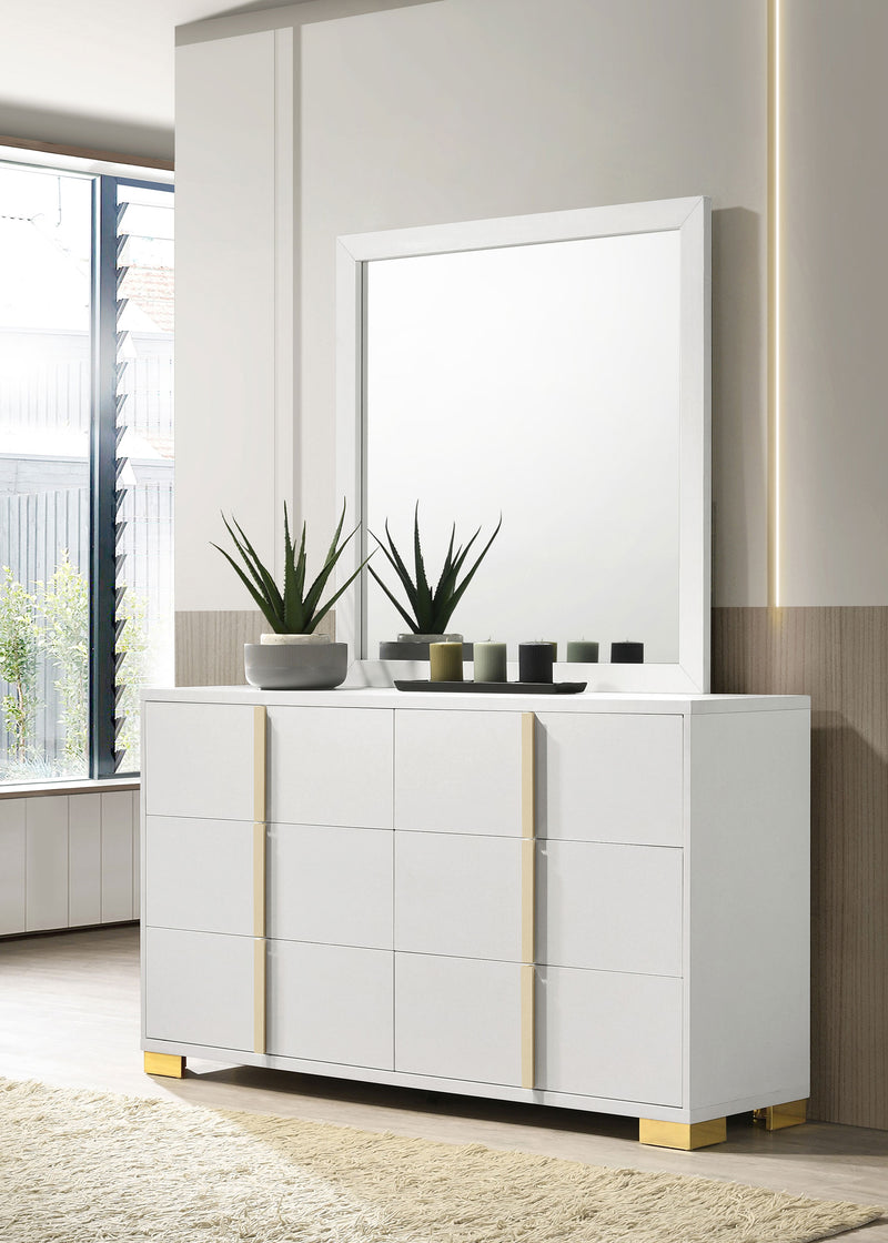 Marceline Dresser With Mirror - Furniture Center (NY)