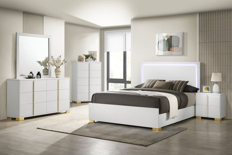 Marceline Dresser With Mirror - Furniture Center (NY)