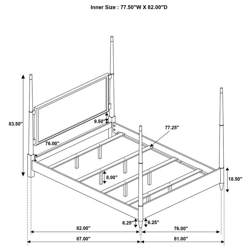 Emberlyn Eastern King Bed - Furniture Center (NY)