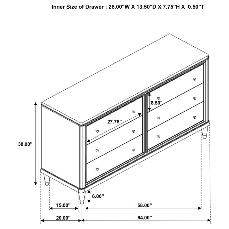 Emberlyn Dresser - Furniture Center (NY)