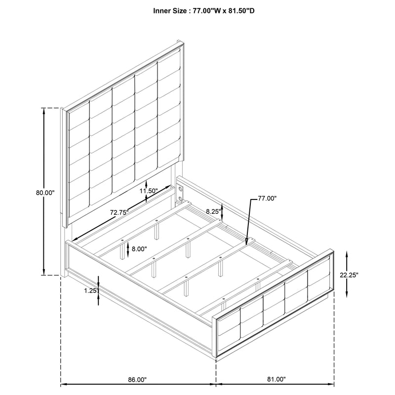 Durango 4 Pc Bedroom Set - Furniture Center (NY)