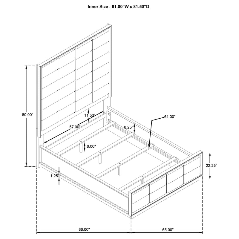Durango 4 Pc Bedroom Set - Furniture Center (NY)