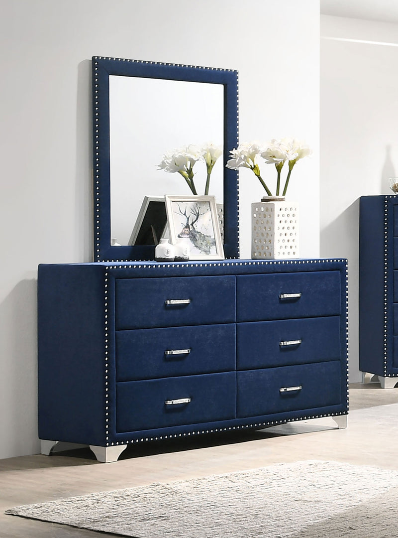 Melody Dresser With Mirror - Furniture Center (NY)