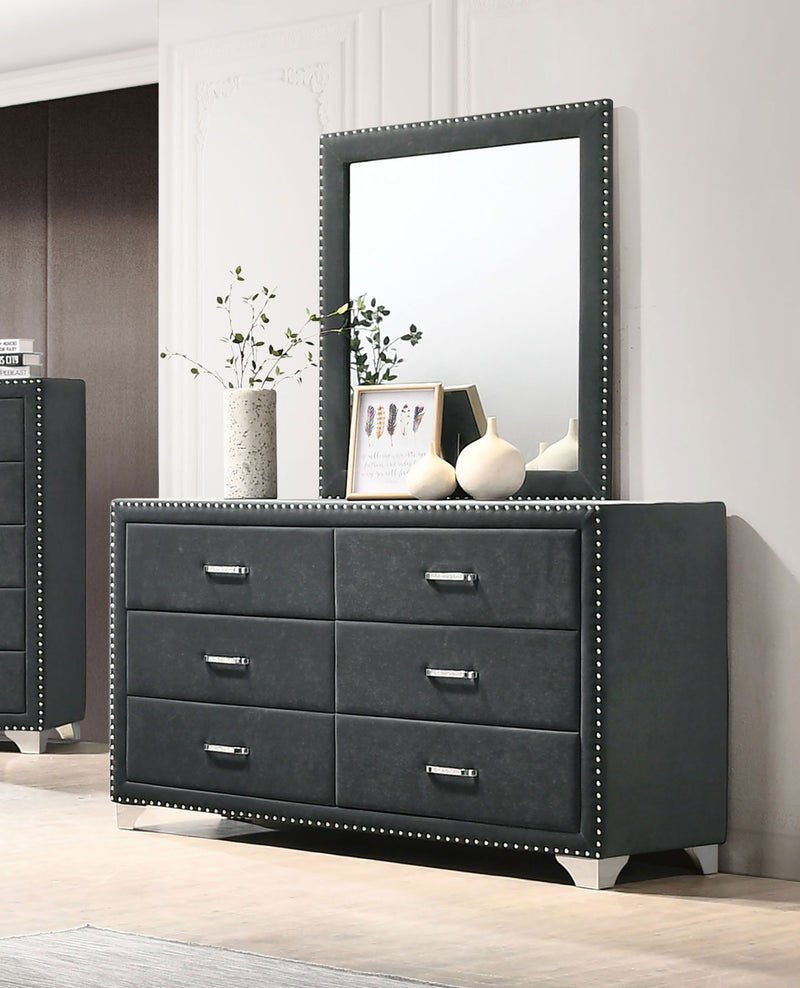 Melody Dresser With Mirror - Furniture Center (NY)