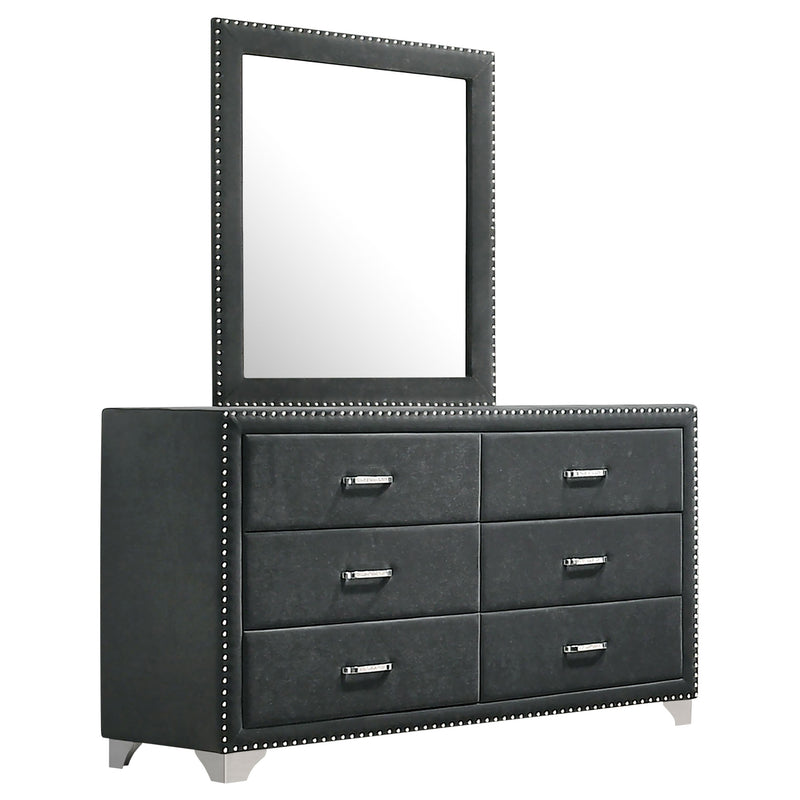 Melody Dresser With Mirror - Furniture Center (NY)
