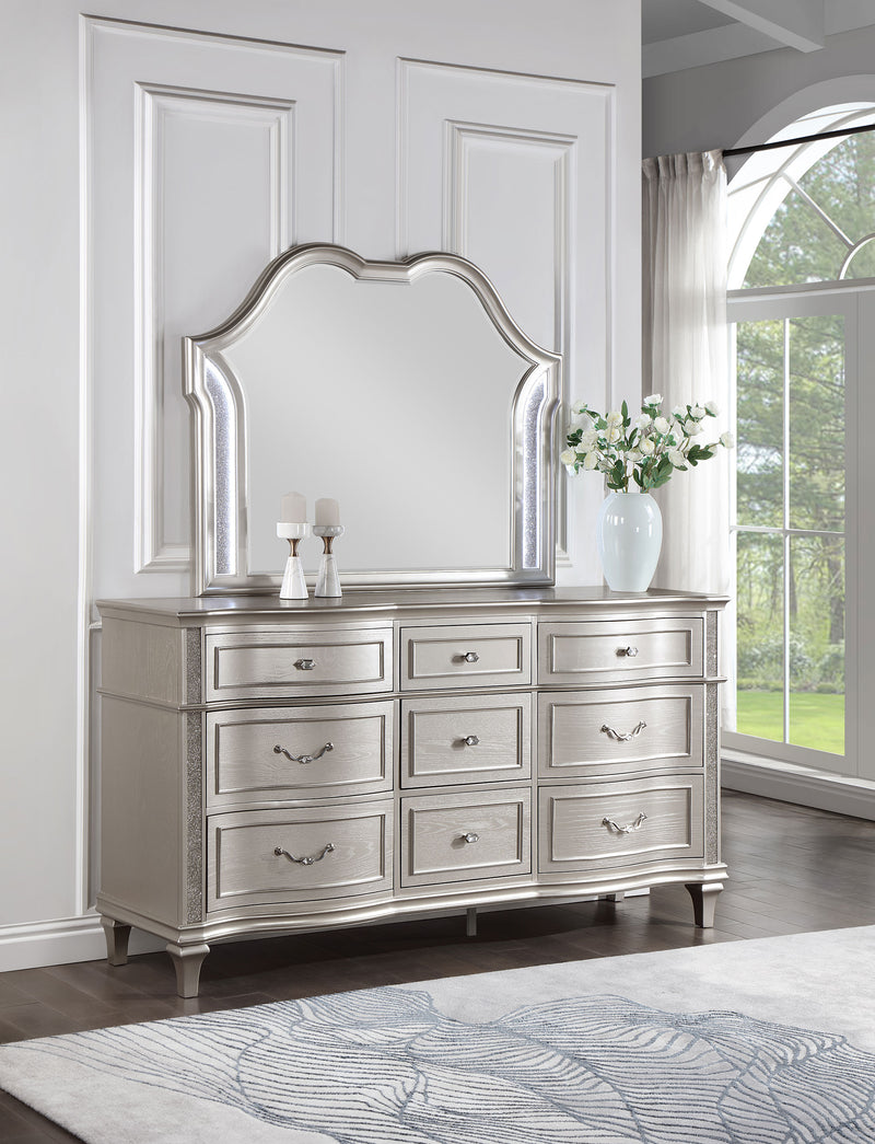 Evangeline Dresser With Mirror - Furniture Center (NY)