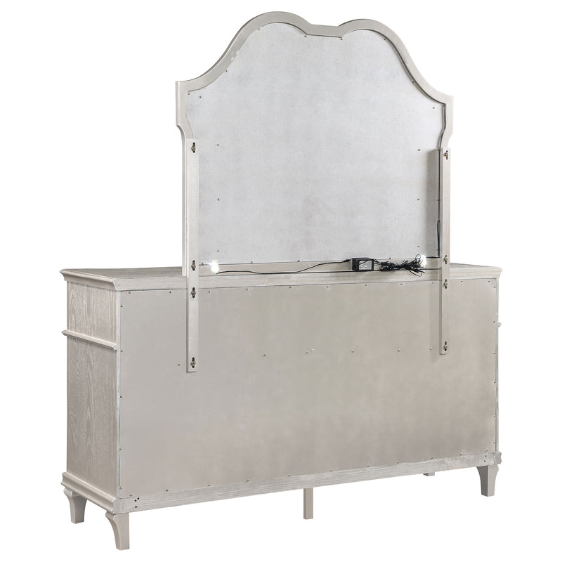 Evangeline Dresser With Mirror - Furniture Center (NY)