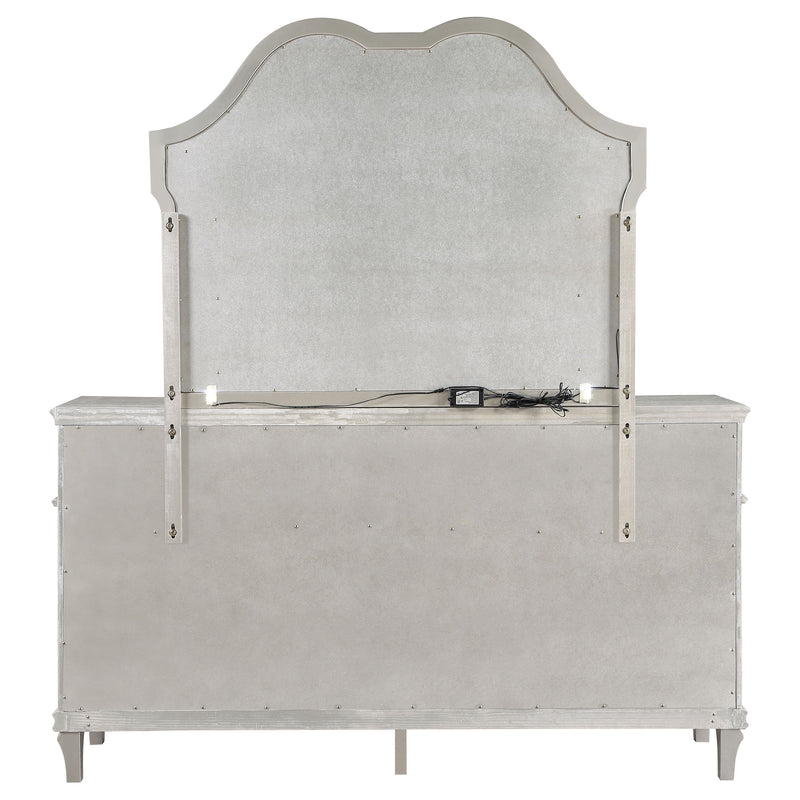 Evangeline Dresser With Mirror - Furniture Center (NY)