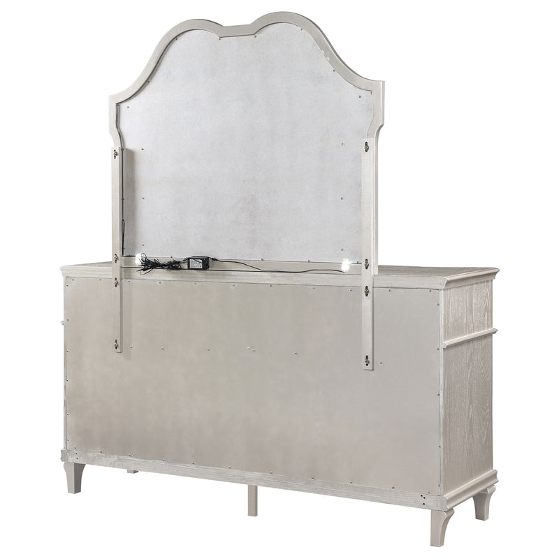 Evangeline Dresser With Mirror - Furniture Center (NY)