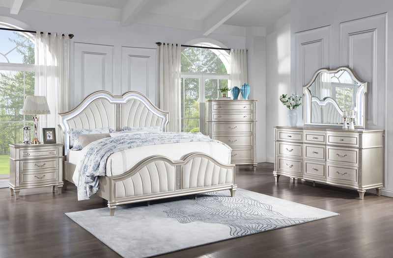 Evangeline Dresser With Mirror - Furniture Center (NY)