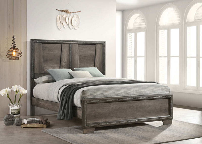 Janine Panel Bed Grey - Furniture Center (NY)