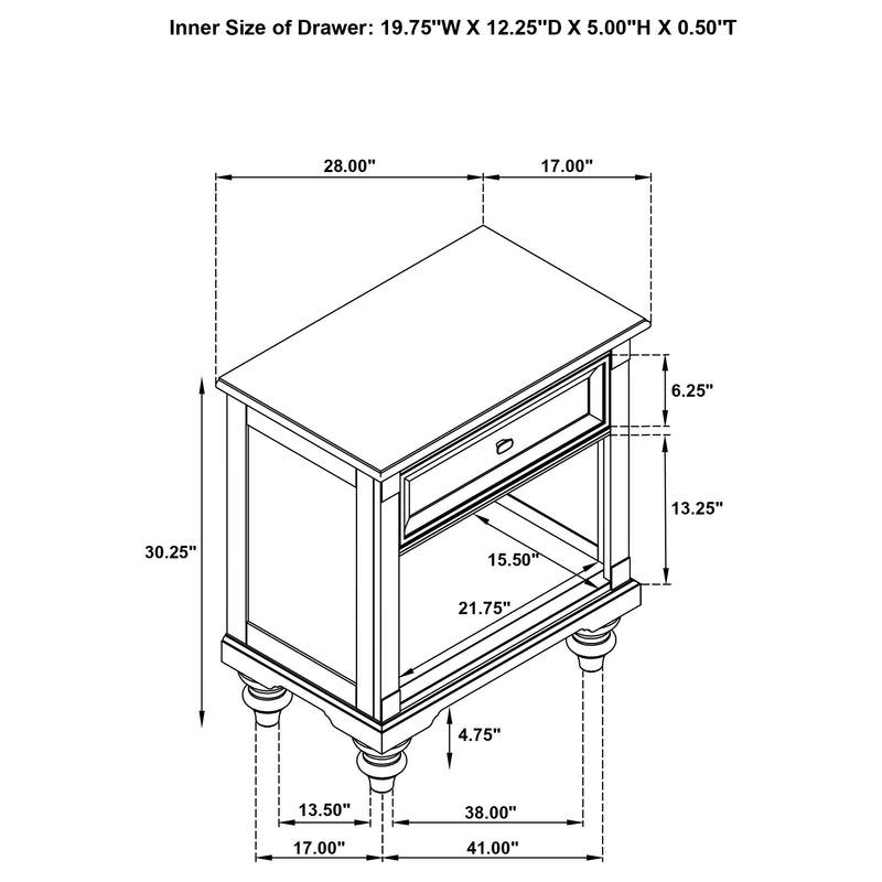 Andover 5 Pc Bedroom Set - Furniture Center (NY)