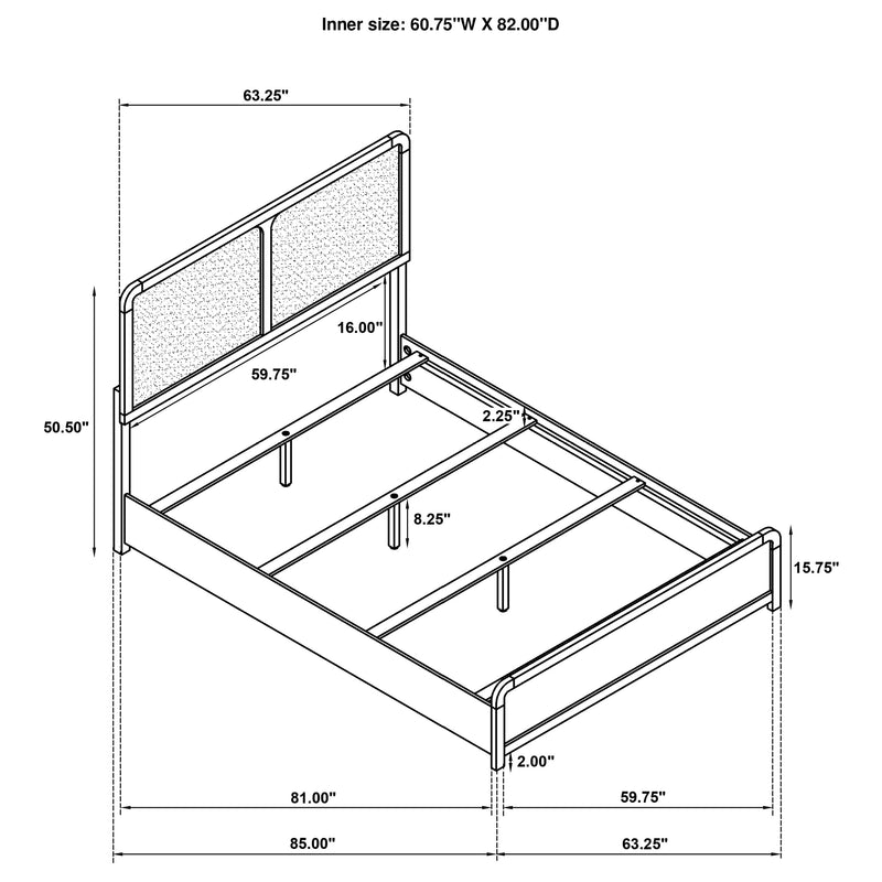 Cavelle 5 Pc Bedroom Set - Furniture Center (NY)