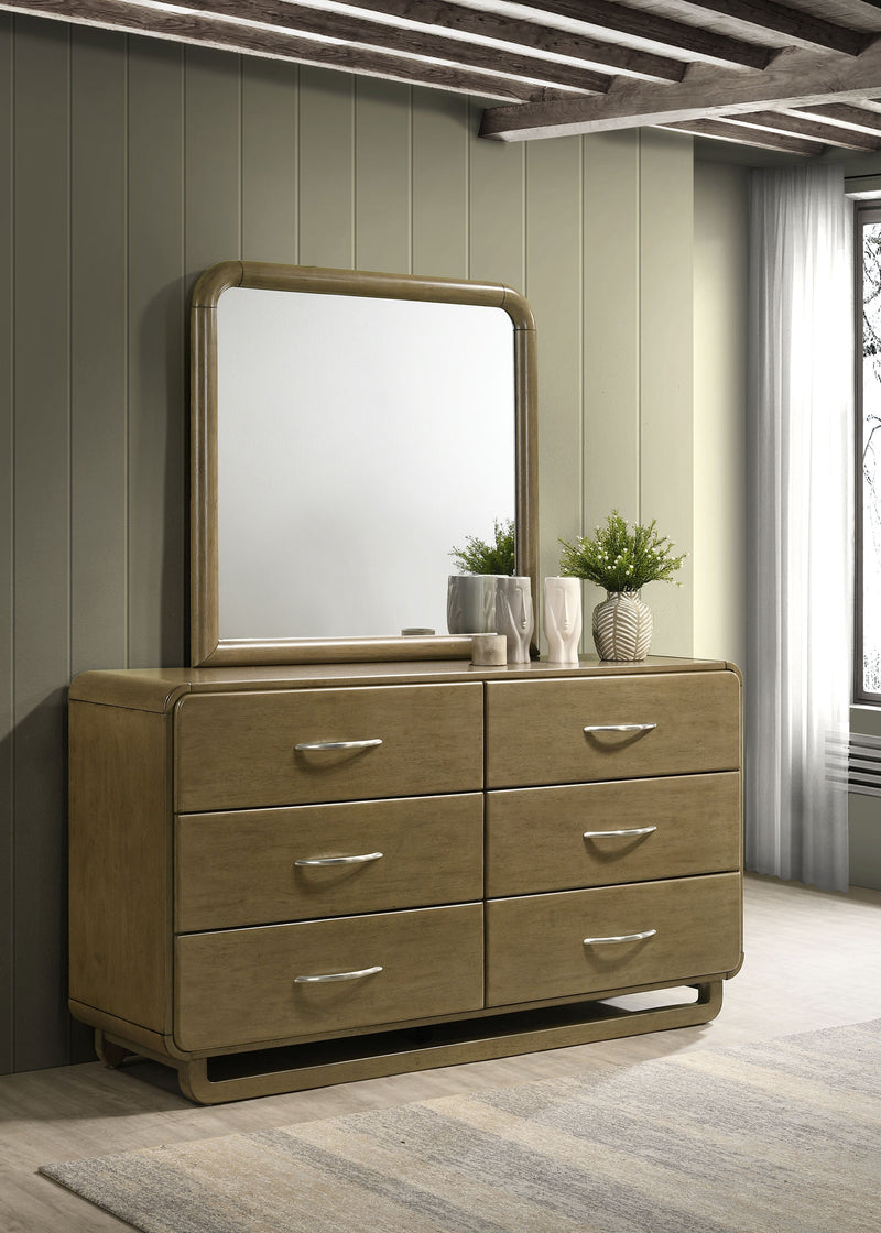 Amsbury Dresser With Mirror - Furniture Center (NY)