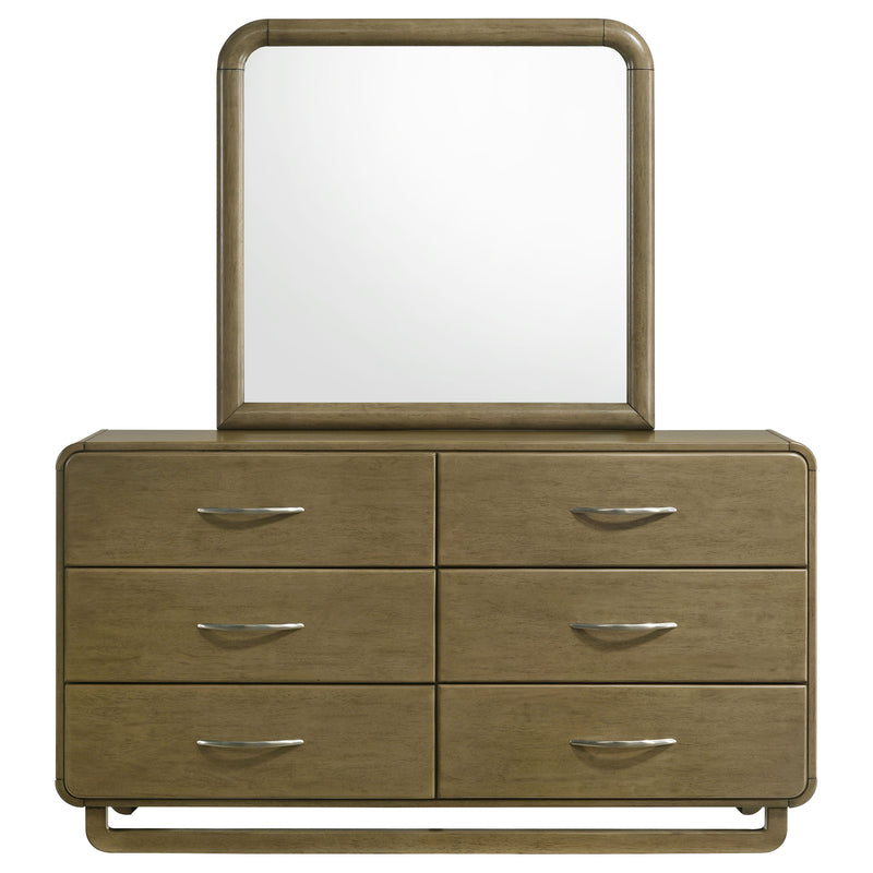 Amsbury Dresser With Mirror - Furniture Center (NY)