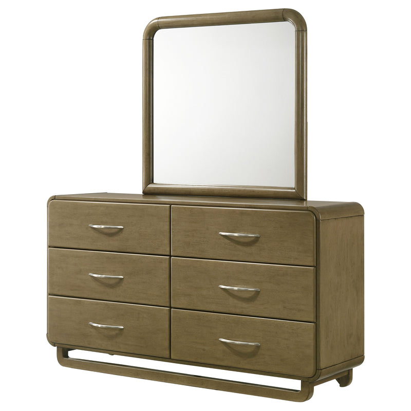 Amsbury Dresser With Mirror - Furniture Center (NY)