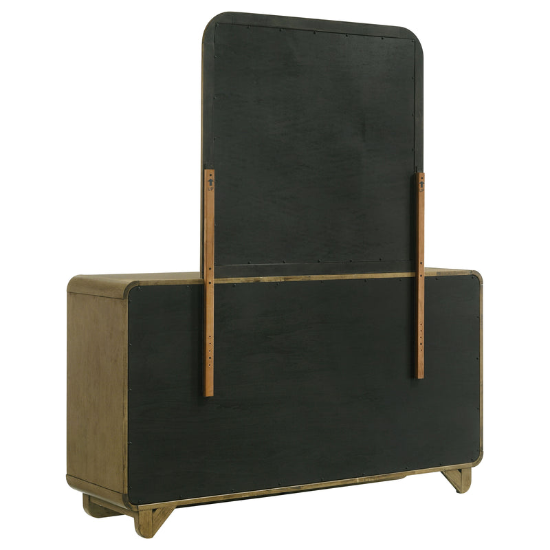 Amsbury Dresser With Mirror - Furniture Center (NY)
