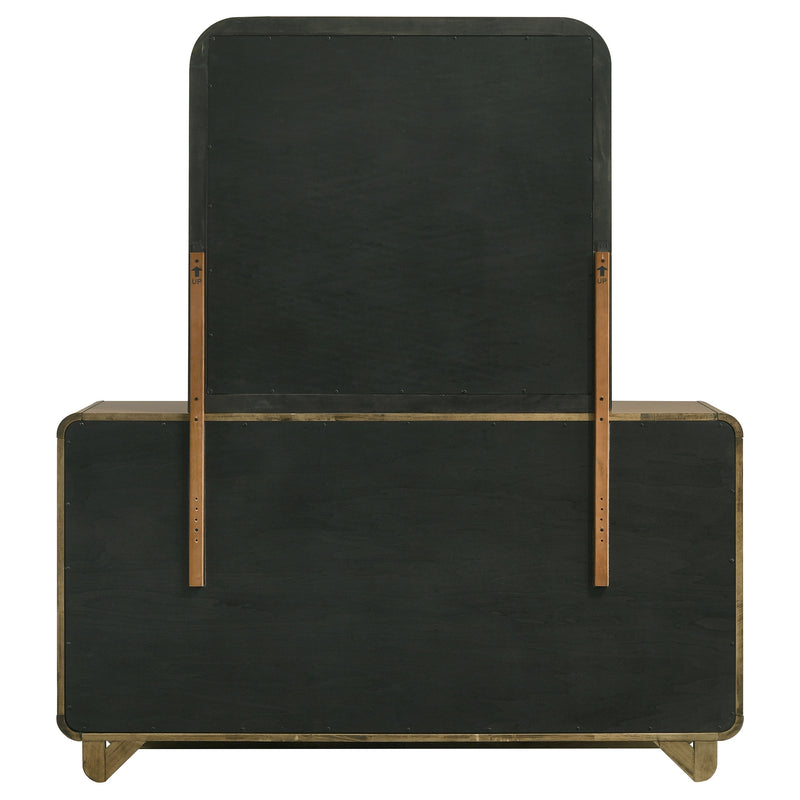 Amsbury Dresser With Mirror - Furniture Center (NY)