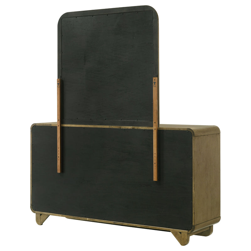 Amsbury Dresser With Mirror - Furniture Center (NY)