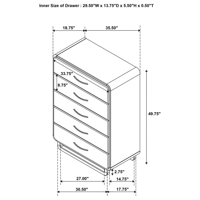 Amsbury Chest - Furniture Center (NY)