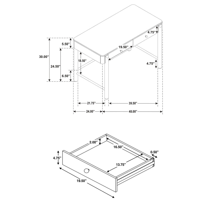 Arini Vanity Table - Furniture Center (NY)