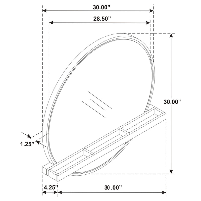 Arini Vanity Mirror - Furniture Center (NY)