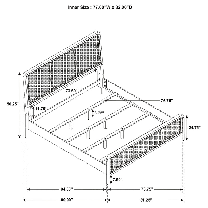 Arini Eastern King Bed - Furniture Center (NY)