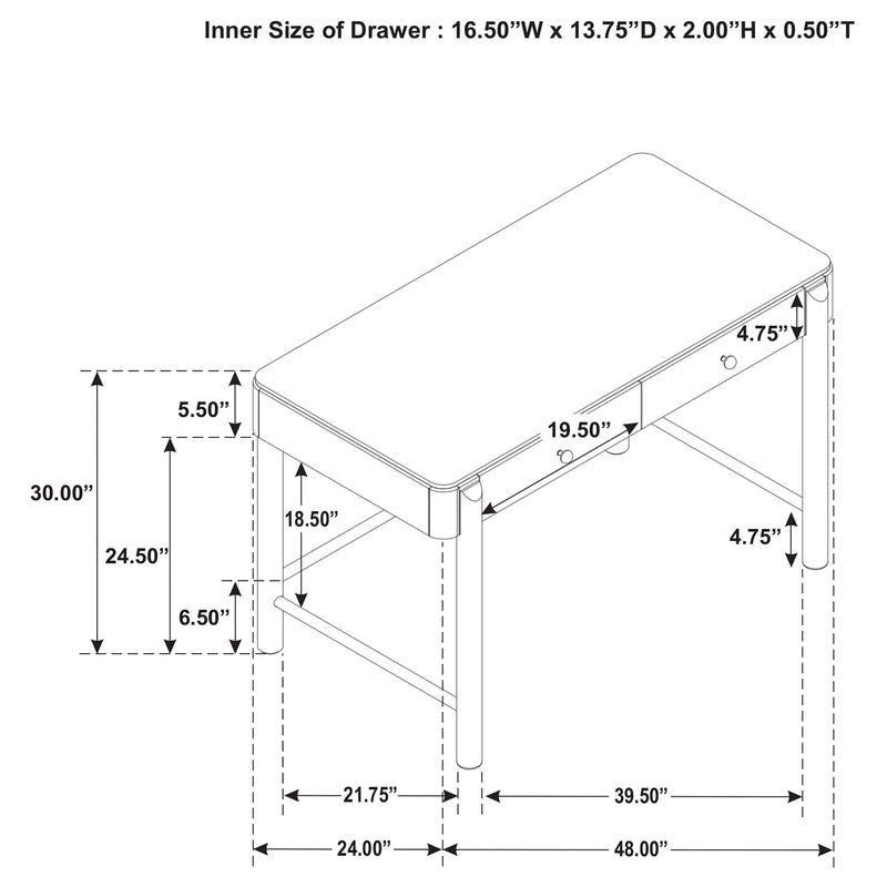 Arini Vanity Table - Furniture Center (NY)