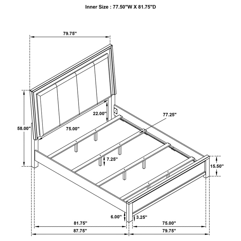 Kieran 5 Pc Bedroom Set - Furniture Center (NY)