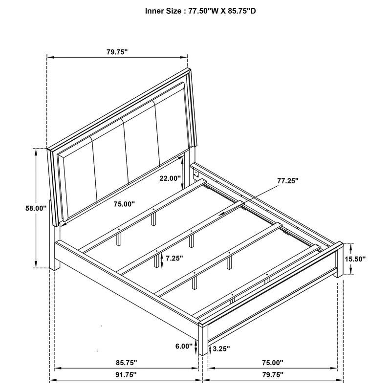 Kieran 5 Pc Bedroom Set - Furniture Center (NY)
