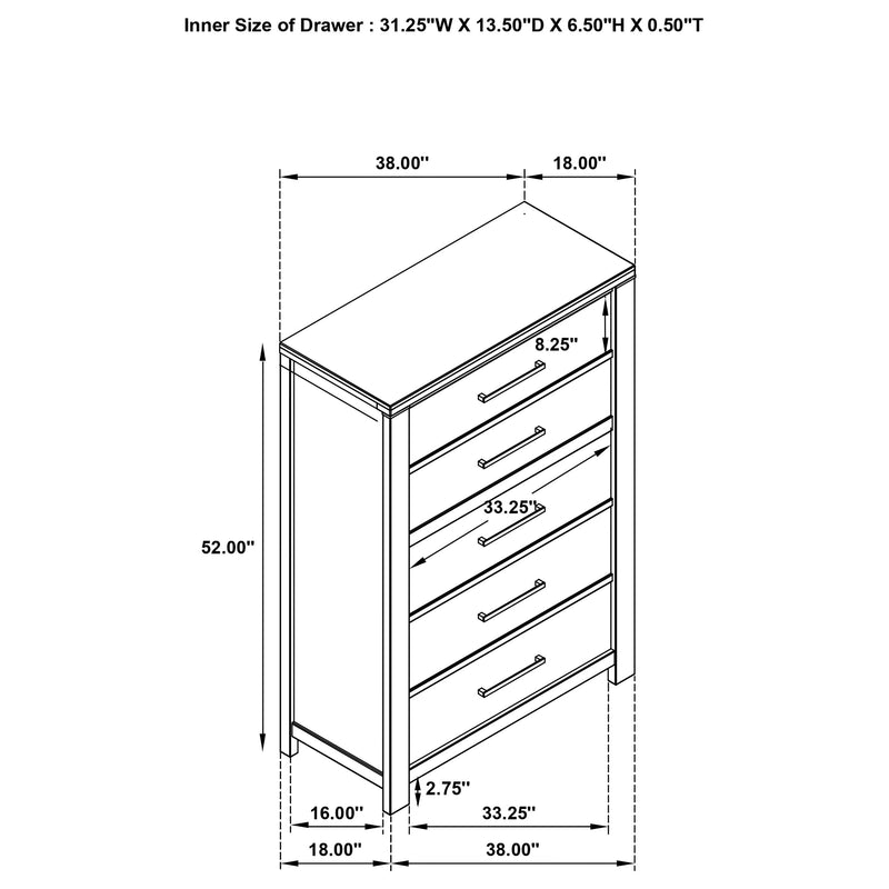 Kieran 5 Pc Bedroom Set - Furniture Center (NY)