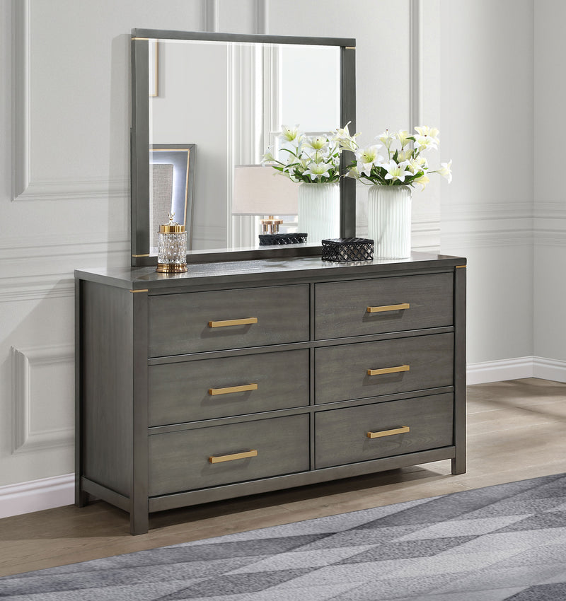 Kieran Dresser With Mirror - Furniture Center (NY)