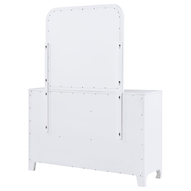 Anastasia Dresser With Mirror - Furniture Center (NY)