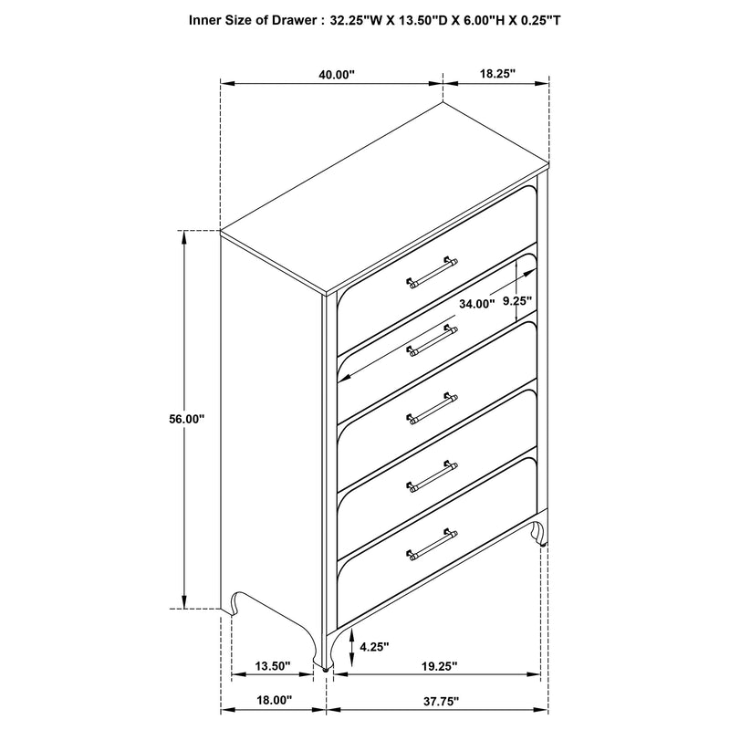 Anastasia Chest - Furniture Center (NY)