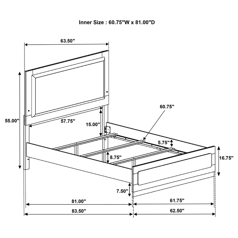 Caraway Queen Bed - Furniture Center (NY)