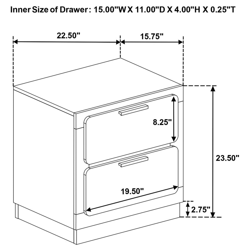 Caraway Nightstand - Furniture Center (NY)