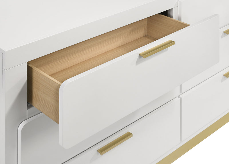 Caraway Dresser With Mirror - Furniture Center (NY)