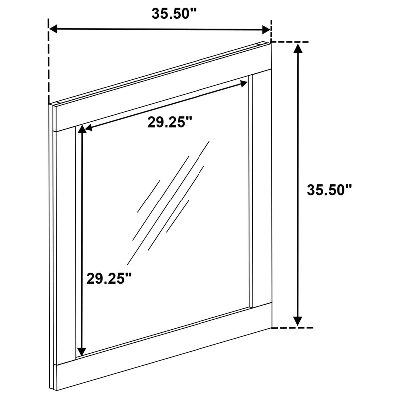 Caraway Dresser Mirror - Furniture Center (NY)