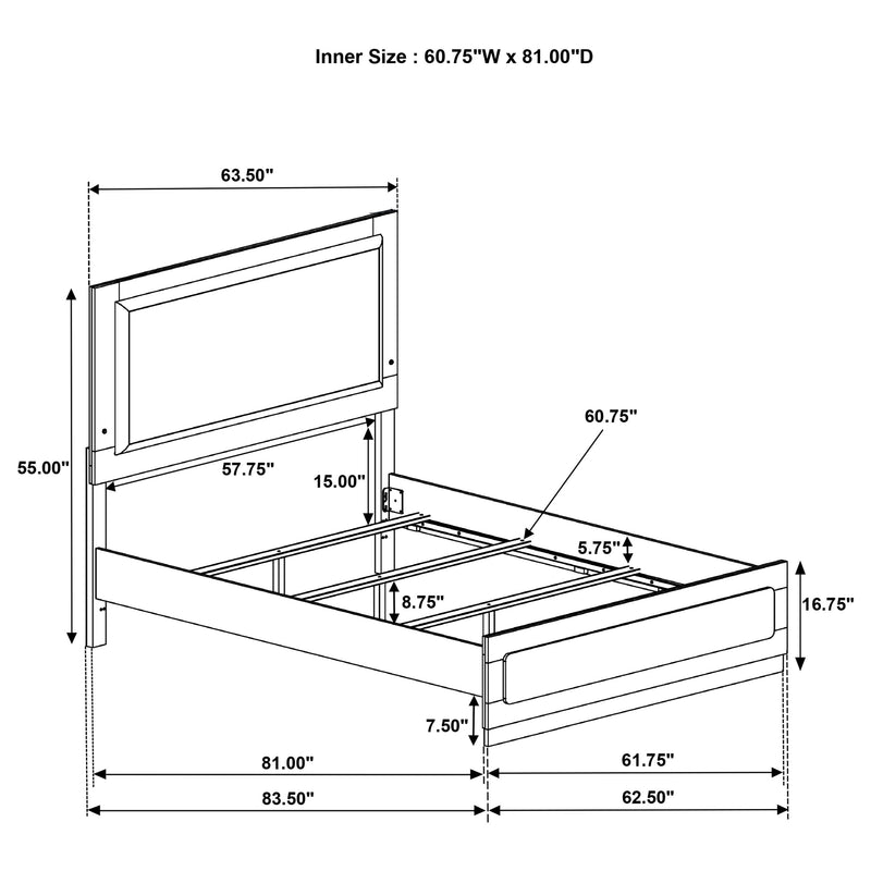 Caraway Queen Bed - Furniture Center (NY)