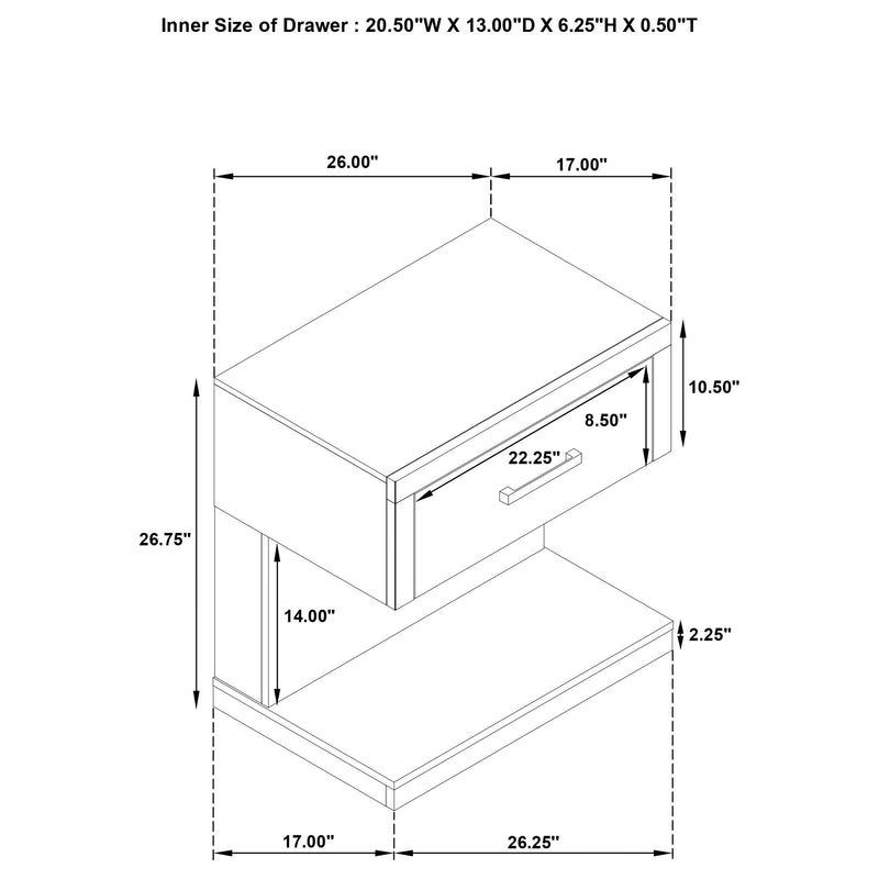 Kenora 5 Pc Bedroom Set - Furniture Center (NY)